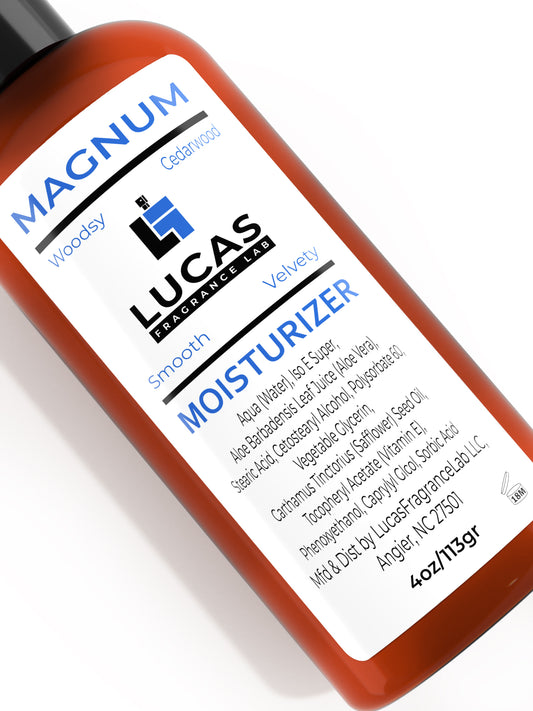 Magnum (Iso E Super) Body Moisturizer by Lucas Fragrance Lab
